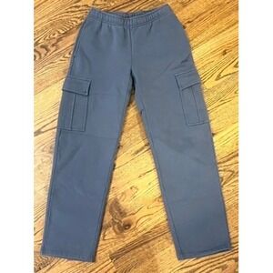 ARITZIA Mega Fit Cozy Fleece Cargo Womens Sweatpants Grey 
Blue XS